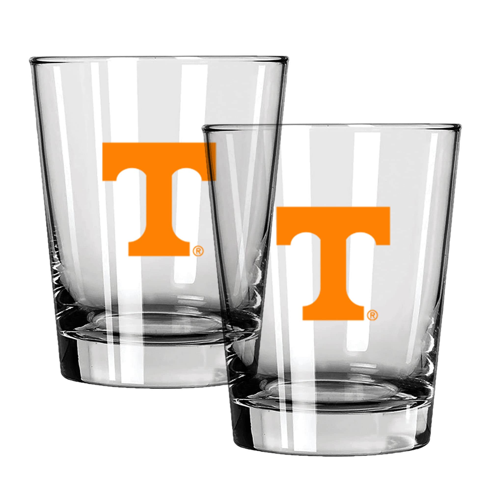 The Memory Company - Tennessee Volunteers 15oz. Two-Pack Rocks Glass Gift Set - Multicolor
