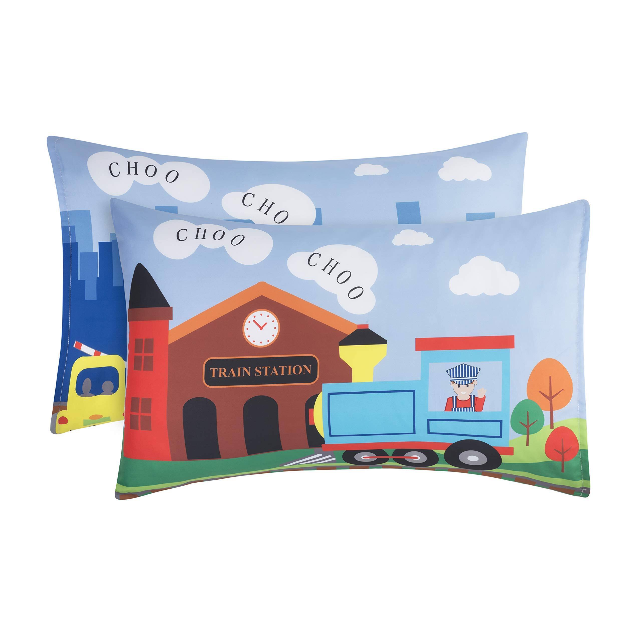 Train 2 Pack Pillowcase