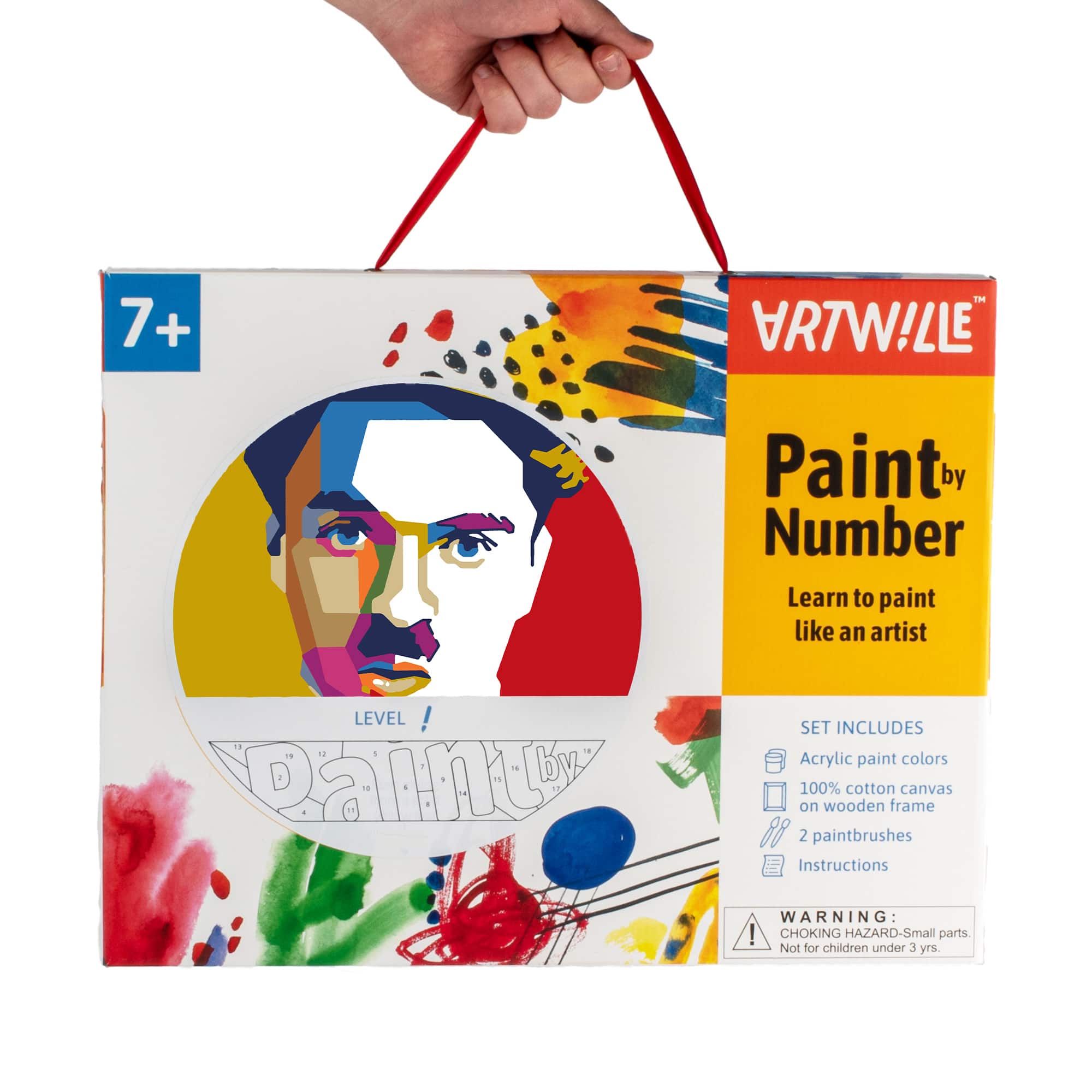 Artwille - Paint By Number Kit Charlie Chaplin