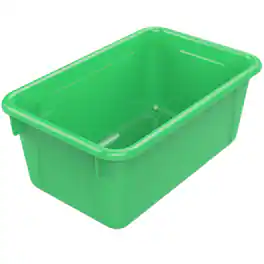 Storex - Small Cubby Bin, Green