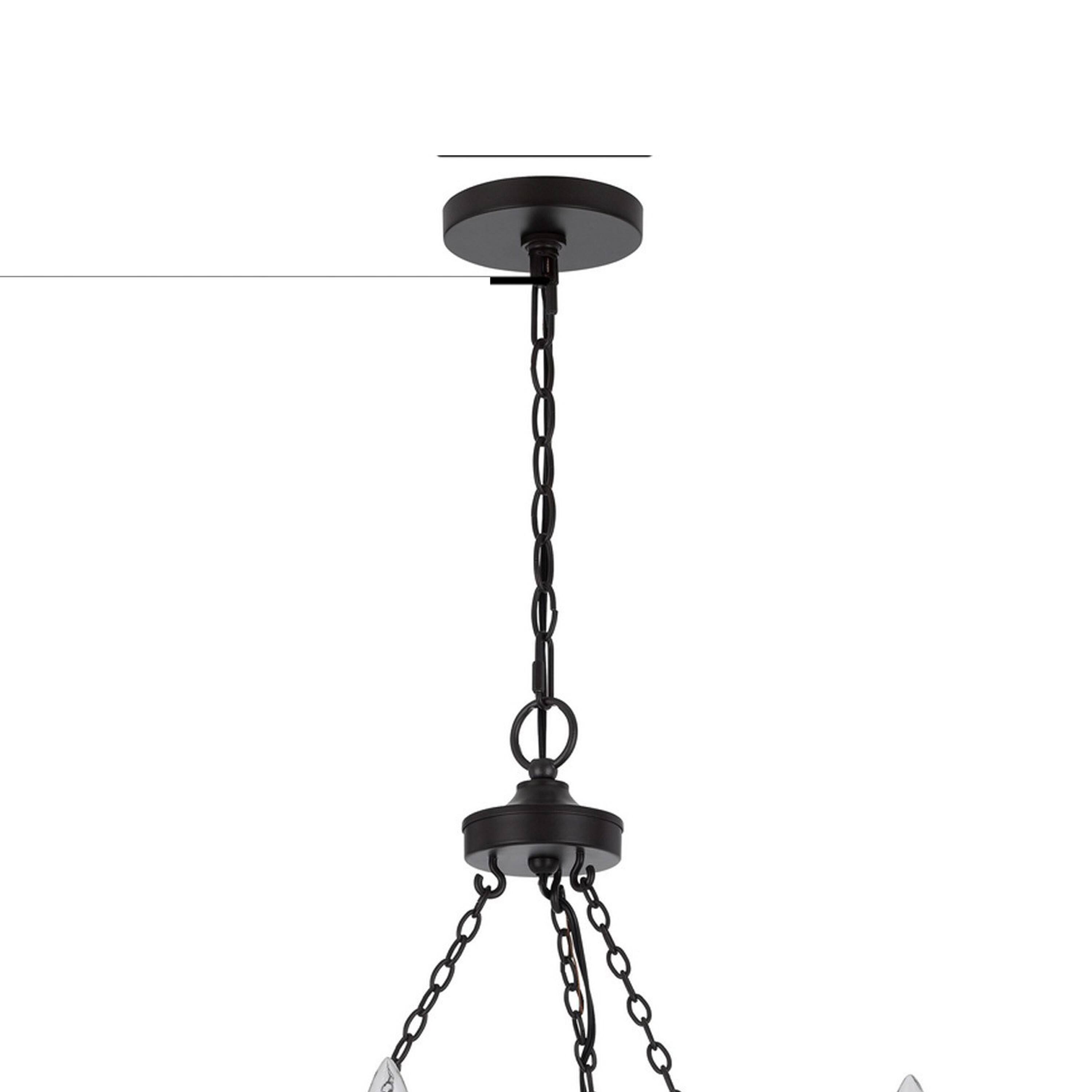 Left. Manhattan Lane - Omy 26 Inch Chandelier, Distressed Wood Wheel Candelabra Design - Gray, Black.