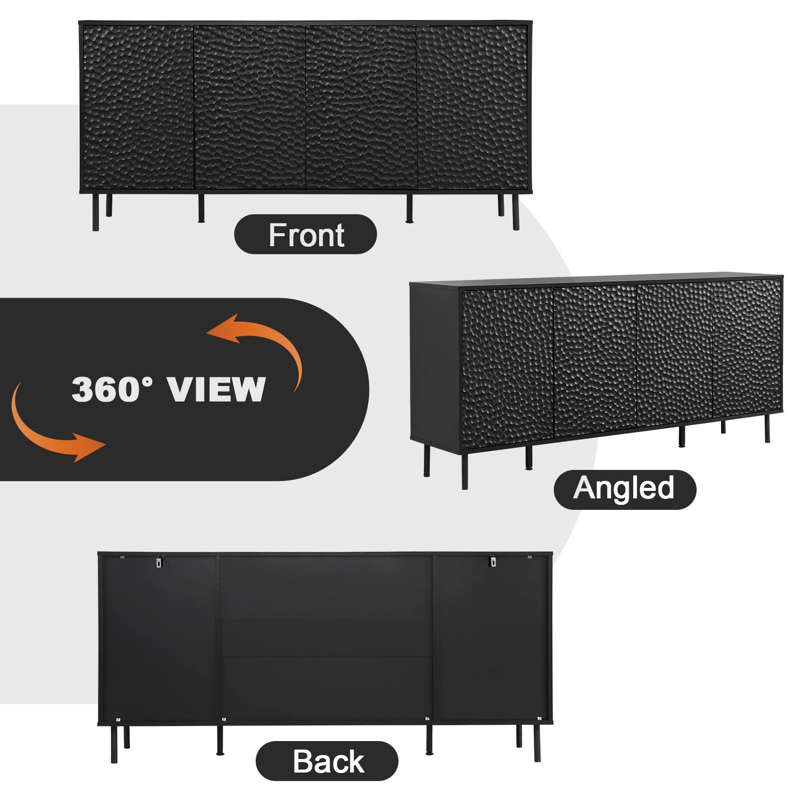 Front 360° VIEW Angled Back