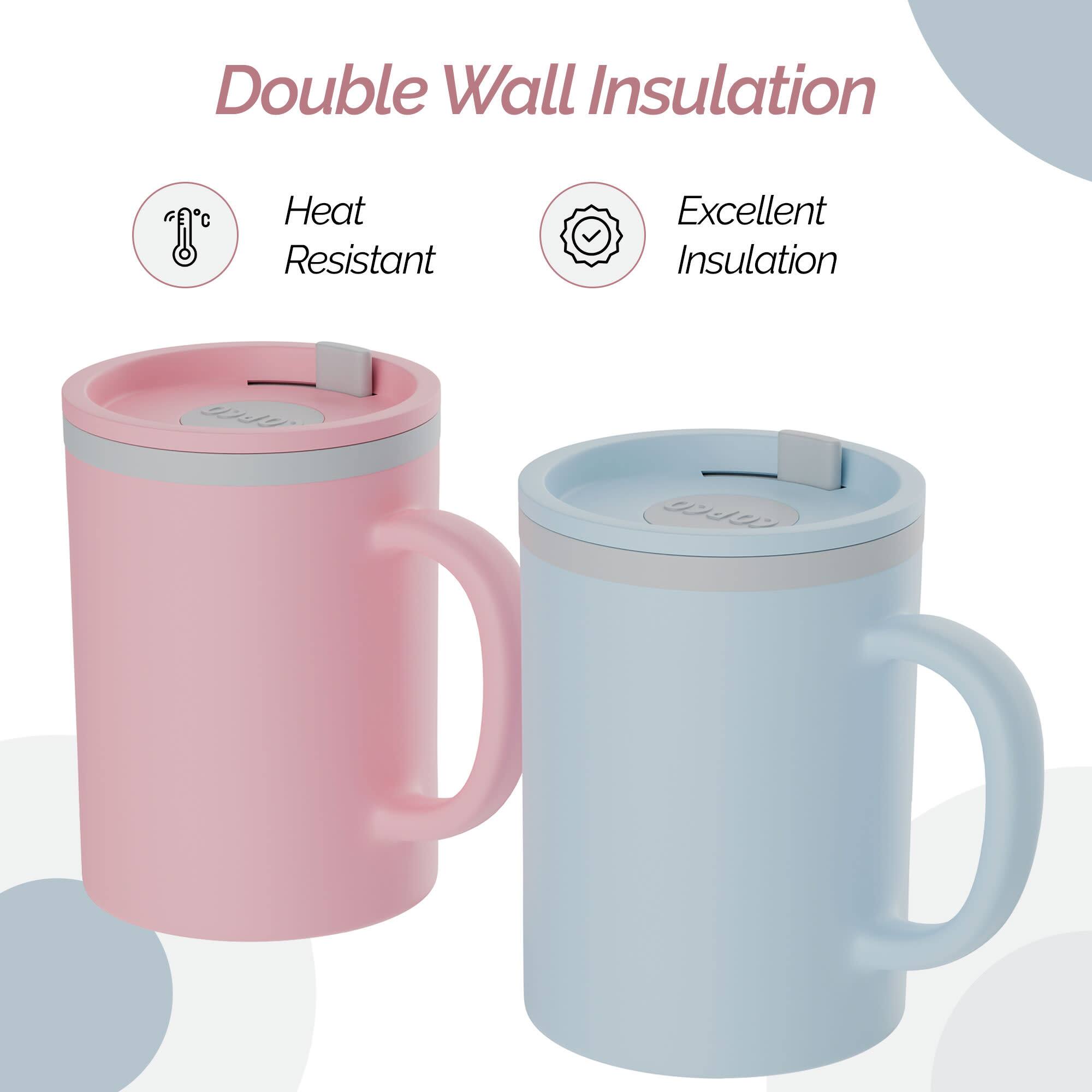 Double Wall Insulation  
Heat Resistant  
Excellent Insulation