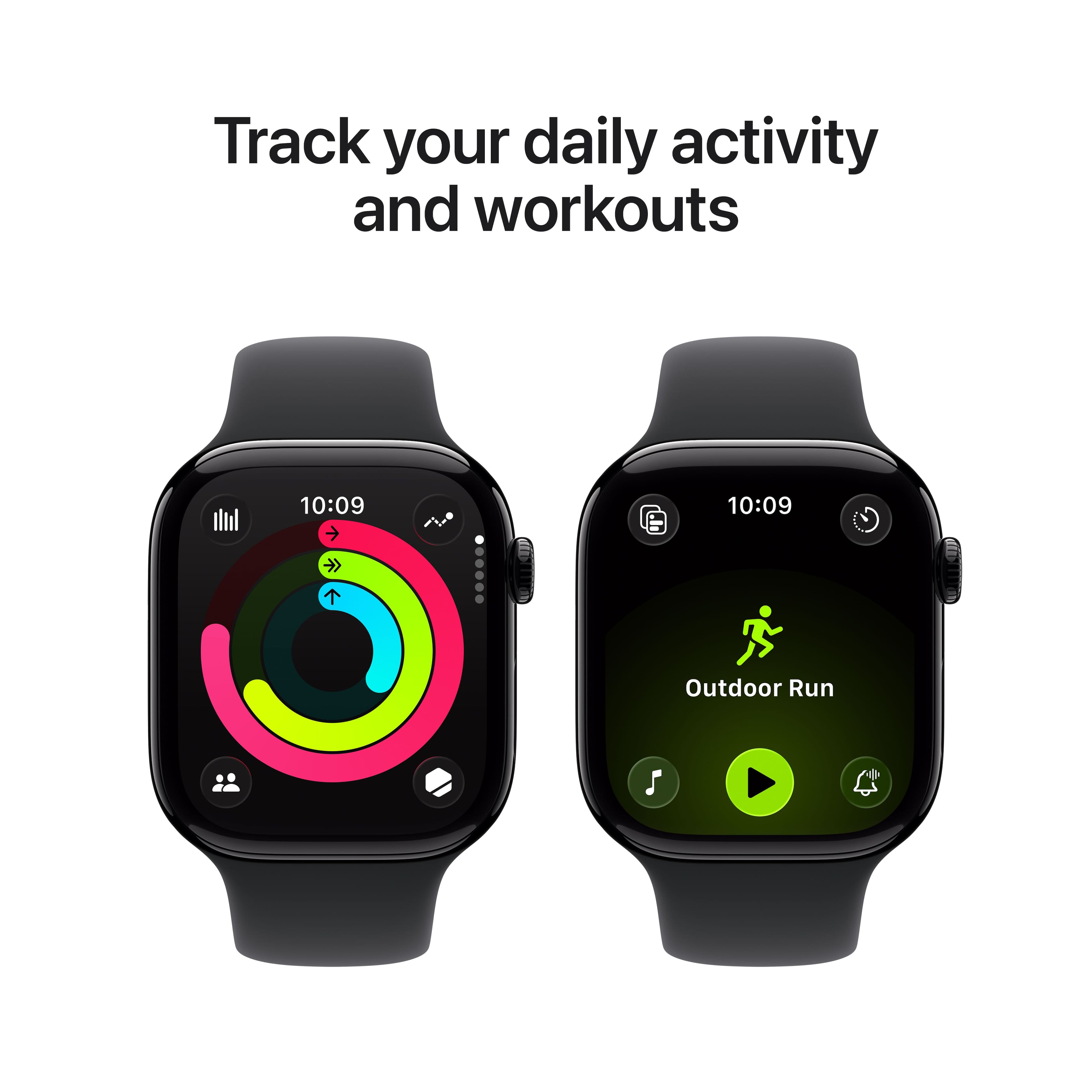 Track your daily activity and workouts
10:09
Outdoor Run