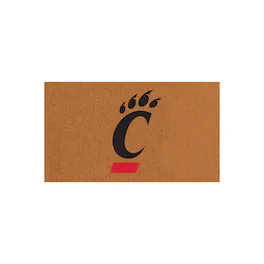 Evergreen Enterprises - Cincinnati Bearcats 28" x 16" Team Logo Outdoor Coir Mat - Multicolor