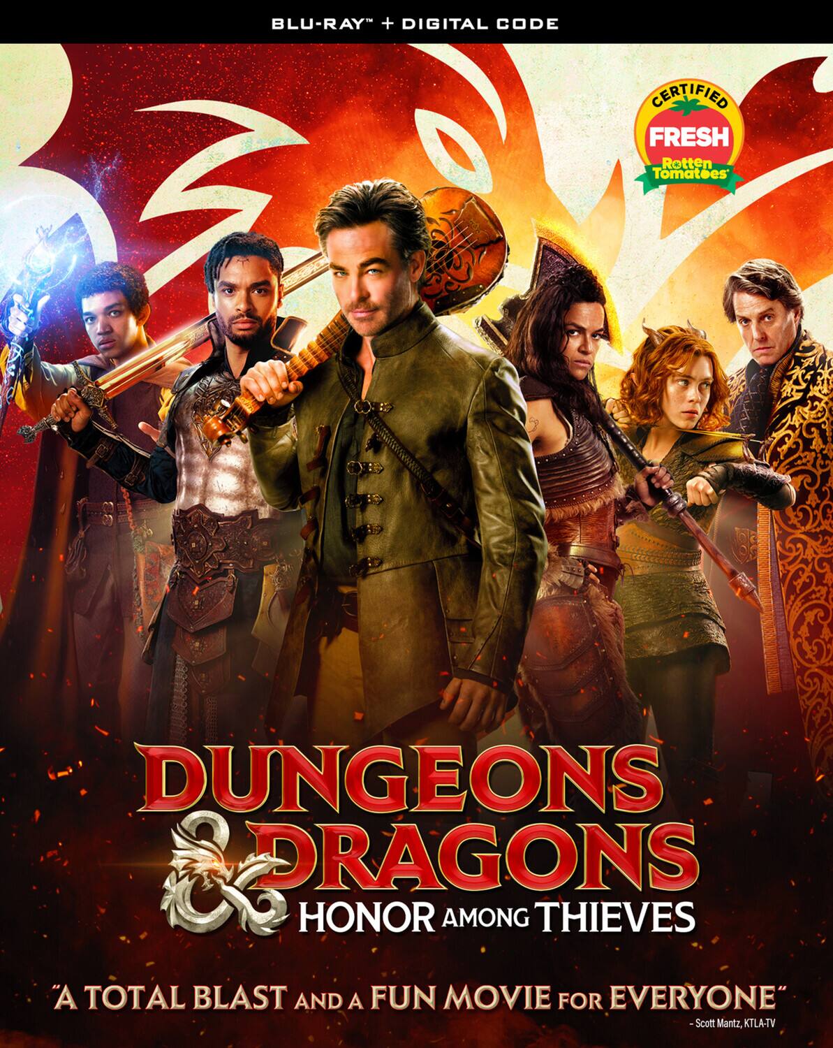 Dungeons & Dragons: Honor Among Thieves - BLU-RAY