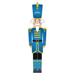 Fan Creations - Los Angeles Chargers 46" Nutcracker Leaner - Multicolor