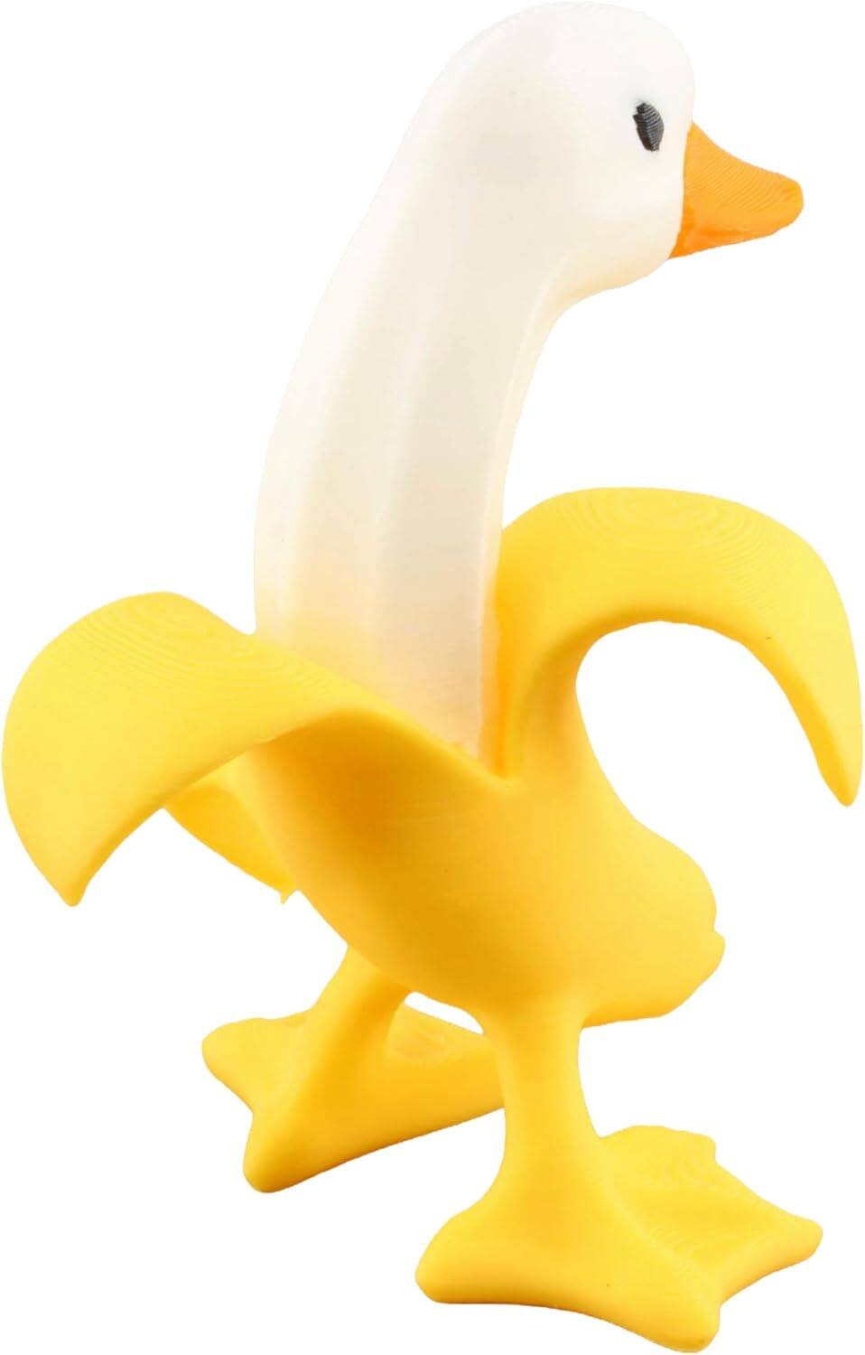 Left. JuzToys - Banana Duck Figurine, 4x4 Ducking, Fun Car Dashboard Accessory, Funny Banana Gifts, Ducks for Cars by PowerTRC - Yellow.