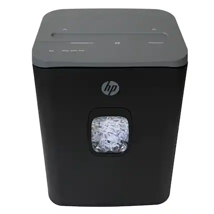 Front. HP - 20-Sheet Crosscut Paper Shredder.
