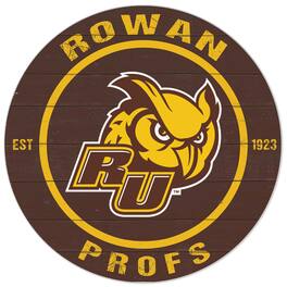 Jardine - Rowan Profs 20'' x 20'' Indoor/Outdoor Circle Sign - Brown