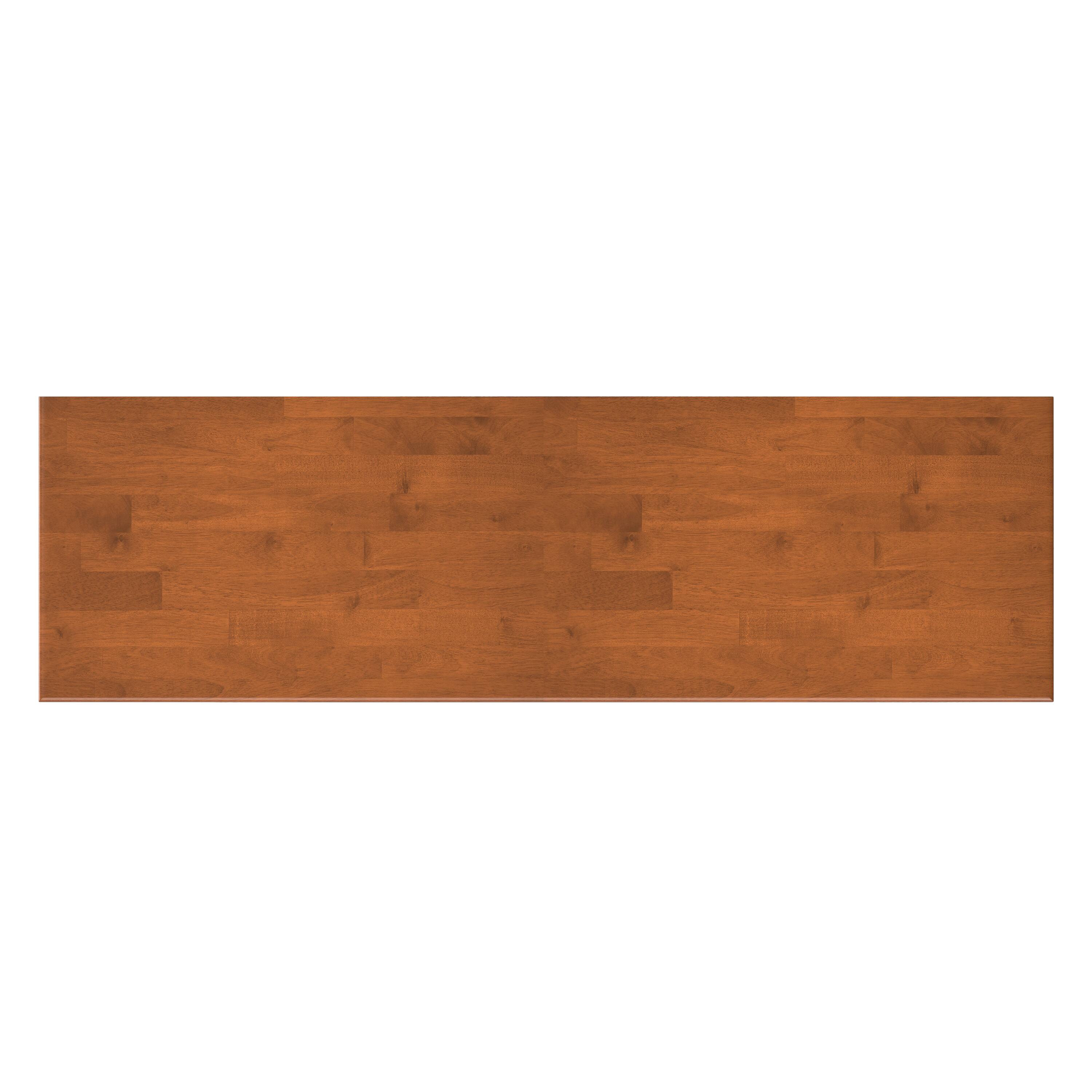 Alt View 3. Simpli Home - Draper 60W Low TV Stand with Doors and Shelves - Teak Brown.