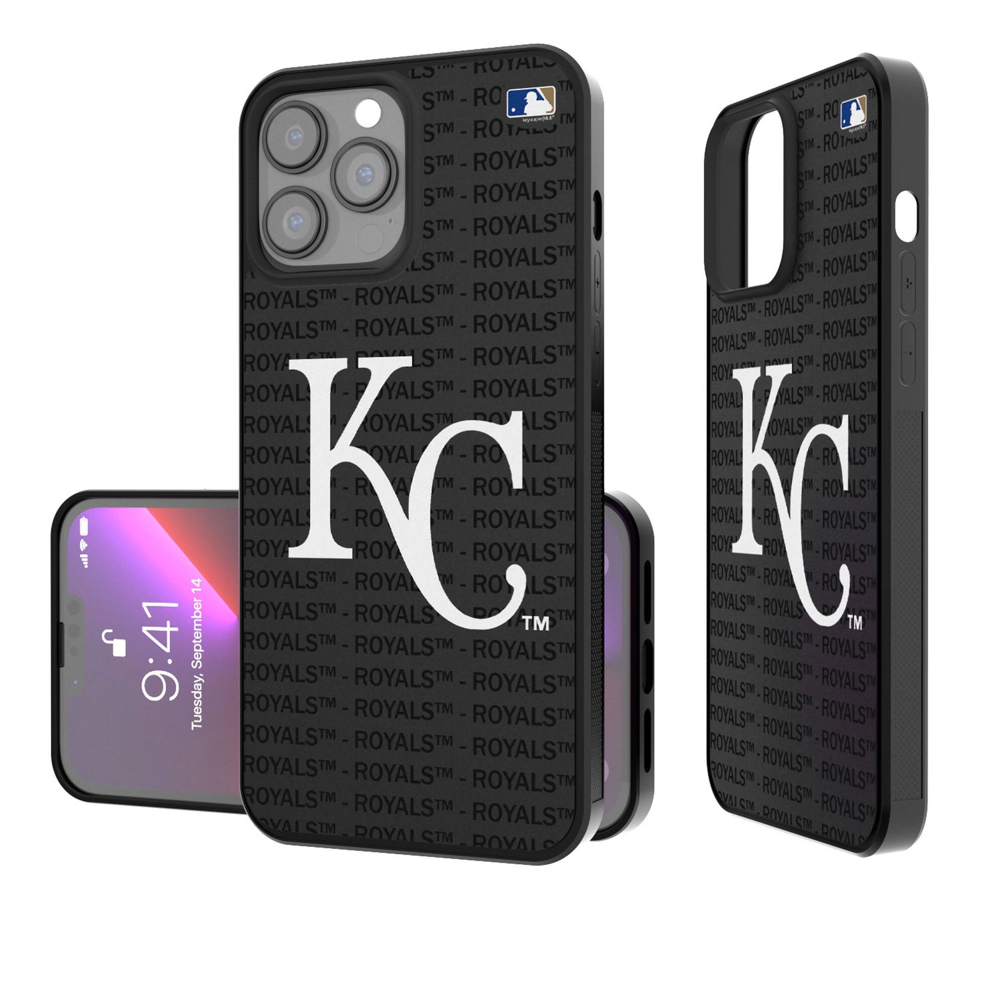 Keyscaper - MLB - Kansas City Royals iPhone Text Backdrop Design Bump Case - 14 Pro Max - Multicolor price history on PriceWatchPro