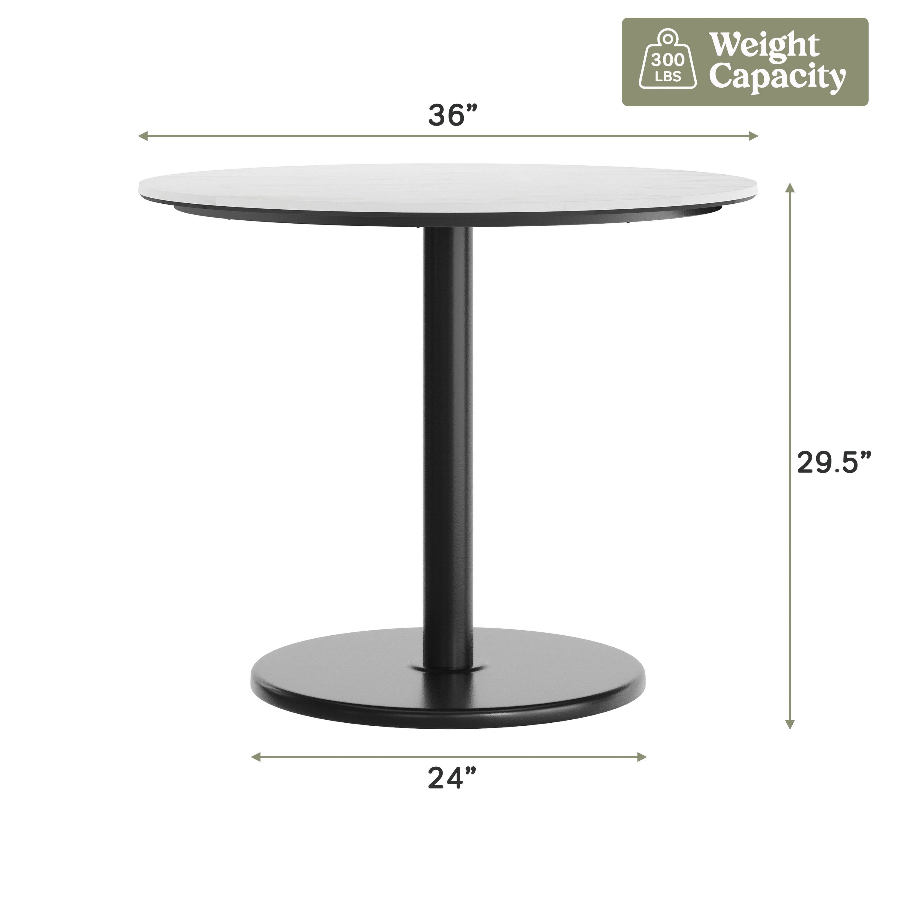 36"  
300 Weight LBS Capacity  
29.5"  
24"