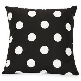 Majestic Home - Pillow 20x20 Polka Dot (Large) - Black