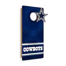 Front. Fan Creations - Dallas Cowboys Wall Hanging Cornhole Board - Multicolor.