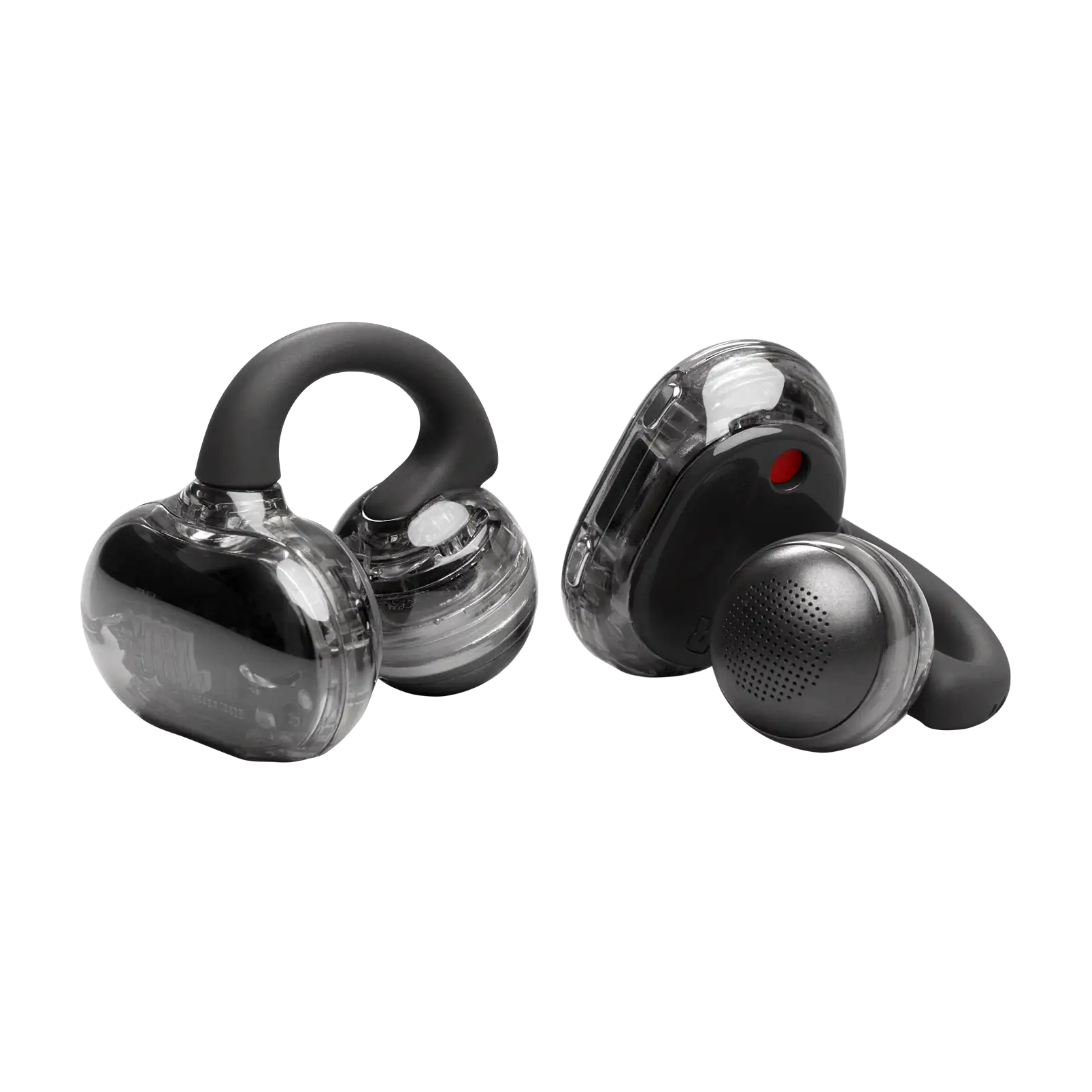 Angle. JBL - Soundgear Clips - TRUE wireless bluetooth open-ear headphones - 2026 - Black.