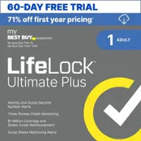 Ultimate Plus Identity Theft Protection Individual Plan for 60 Days, Auto-Renews at $99.99 for First Year - Alt_View_Zoom_11