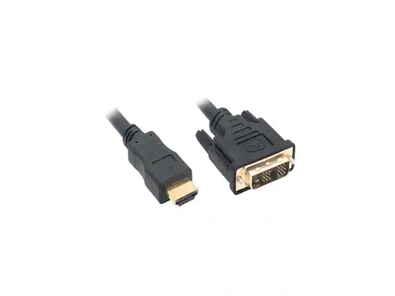 Front. Nippon Labs - Nippon Labs DVI 3 HDMI 10 ft. HDMI Male to DVI-D Adapter Cable with Gold-plated Connector, Black.