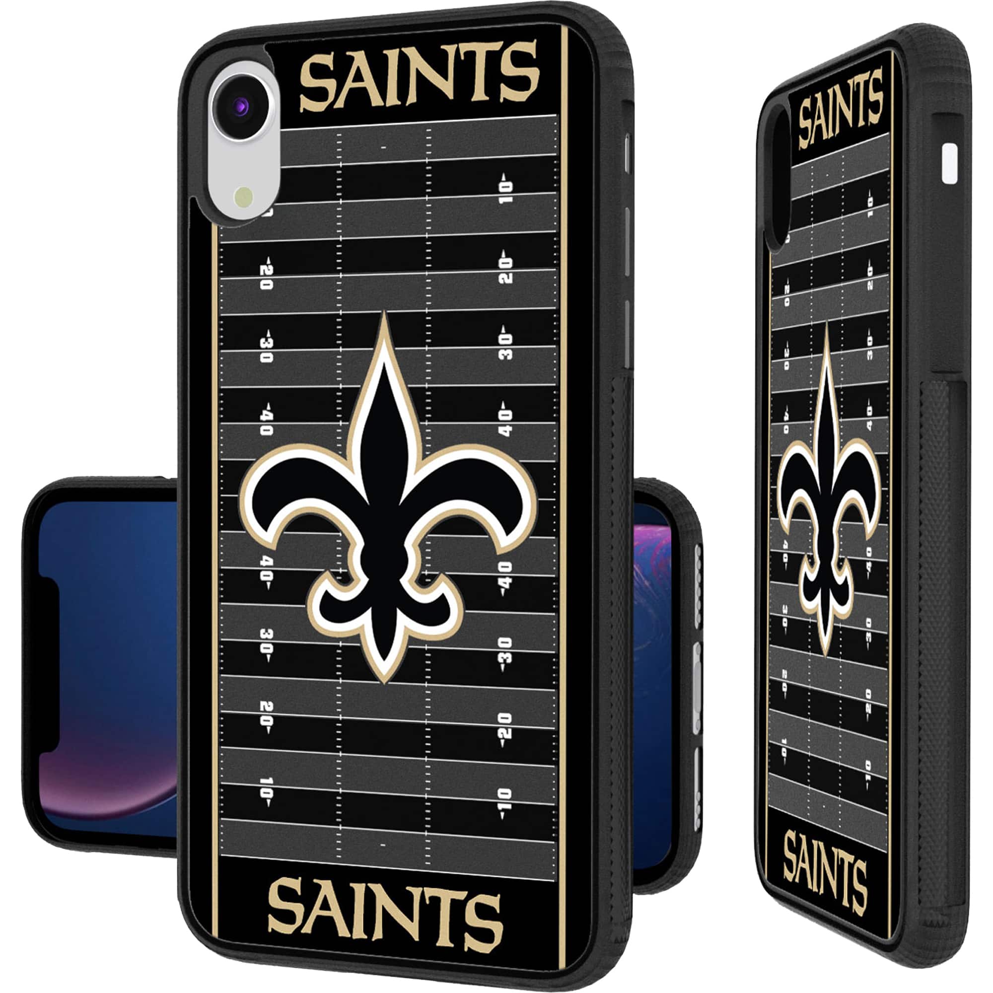 Keyscaper - NFL - New Orleans Saints iPhone Bump Case with Field Design - 16 - Multicolor