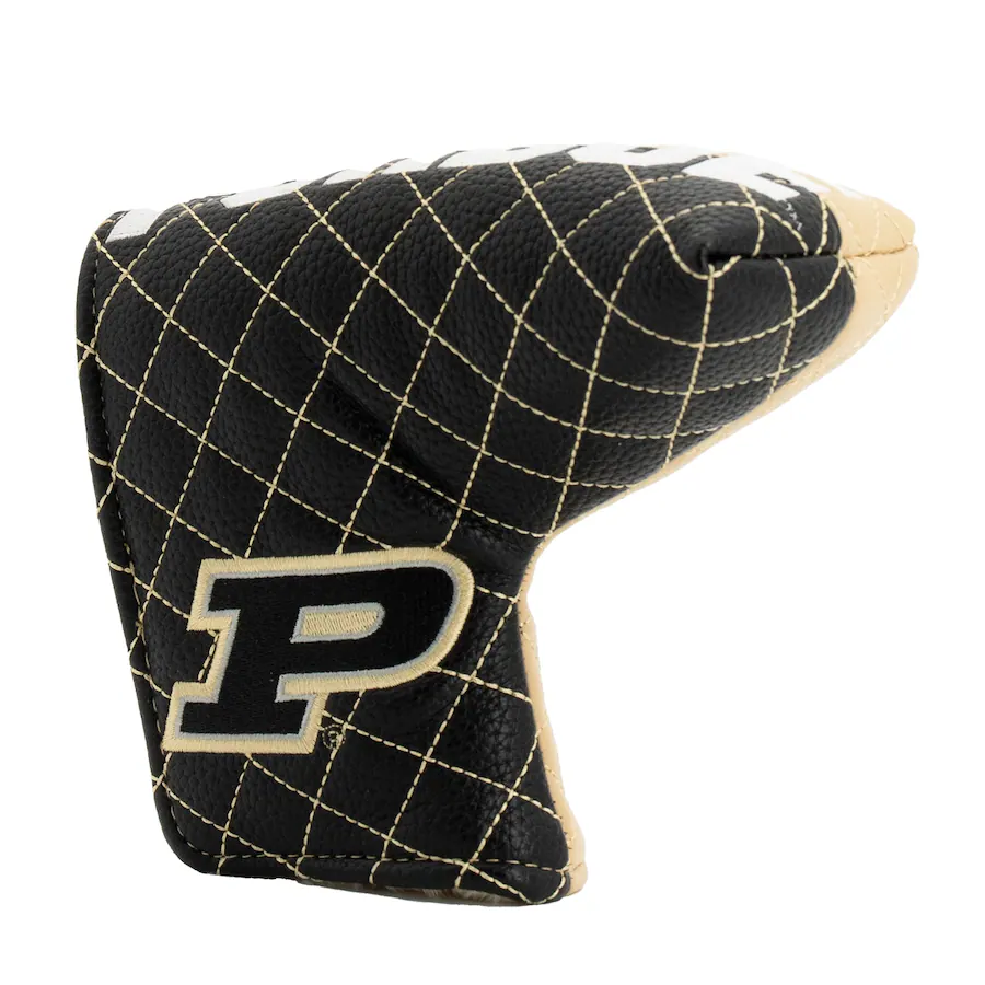 Team Golf Purdue Boilermakers Quilted Blade Putter Cover Multicolor ...