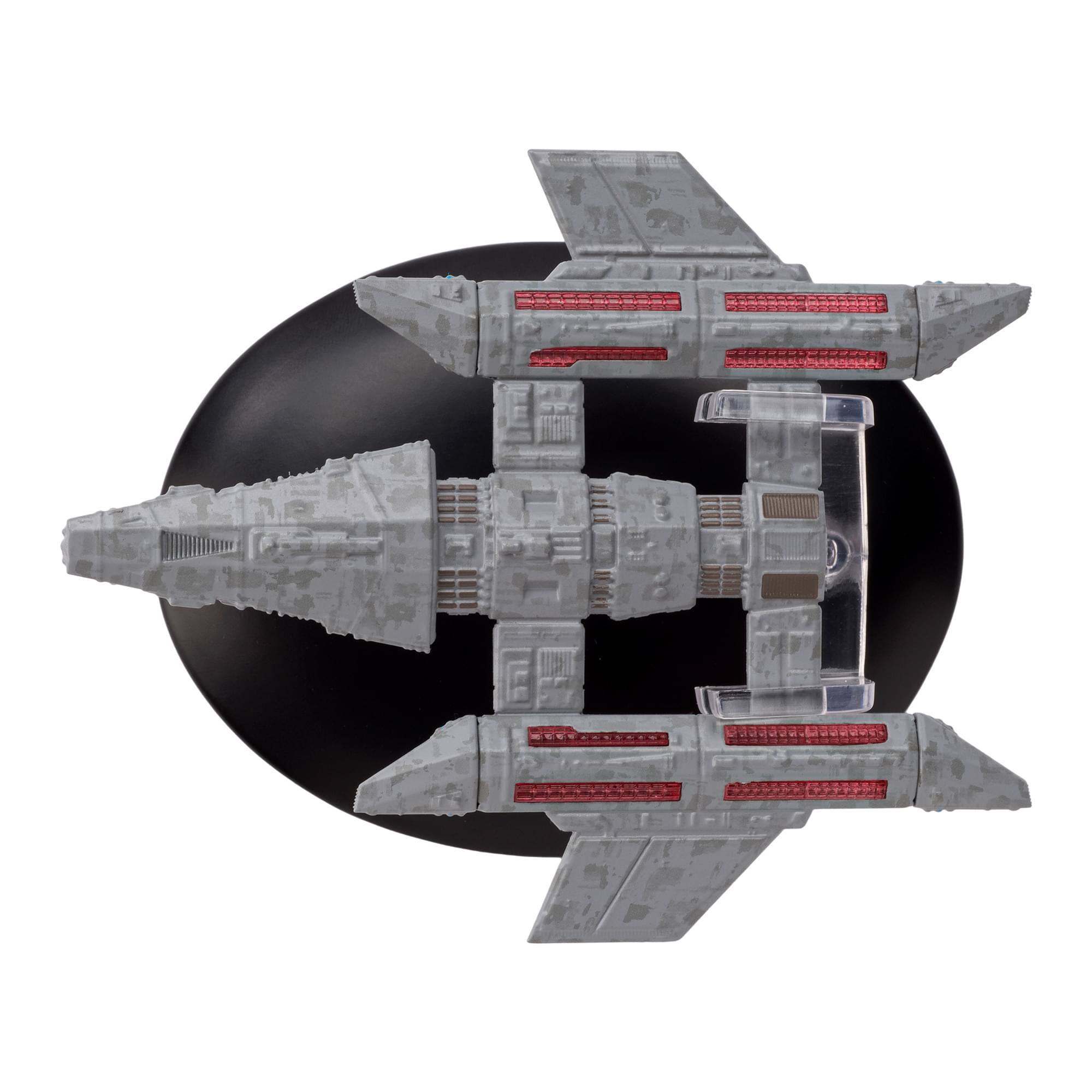 Alt View 4. Eaglemoss - Eaglemoss Star Trek Starship Replica | Tamarian Deep Space Cruiser - Grey.