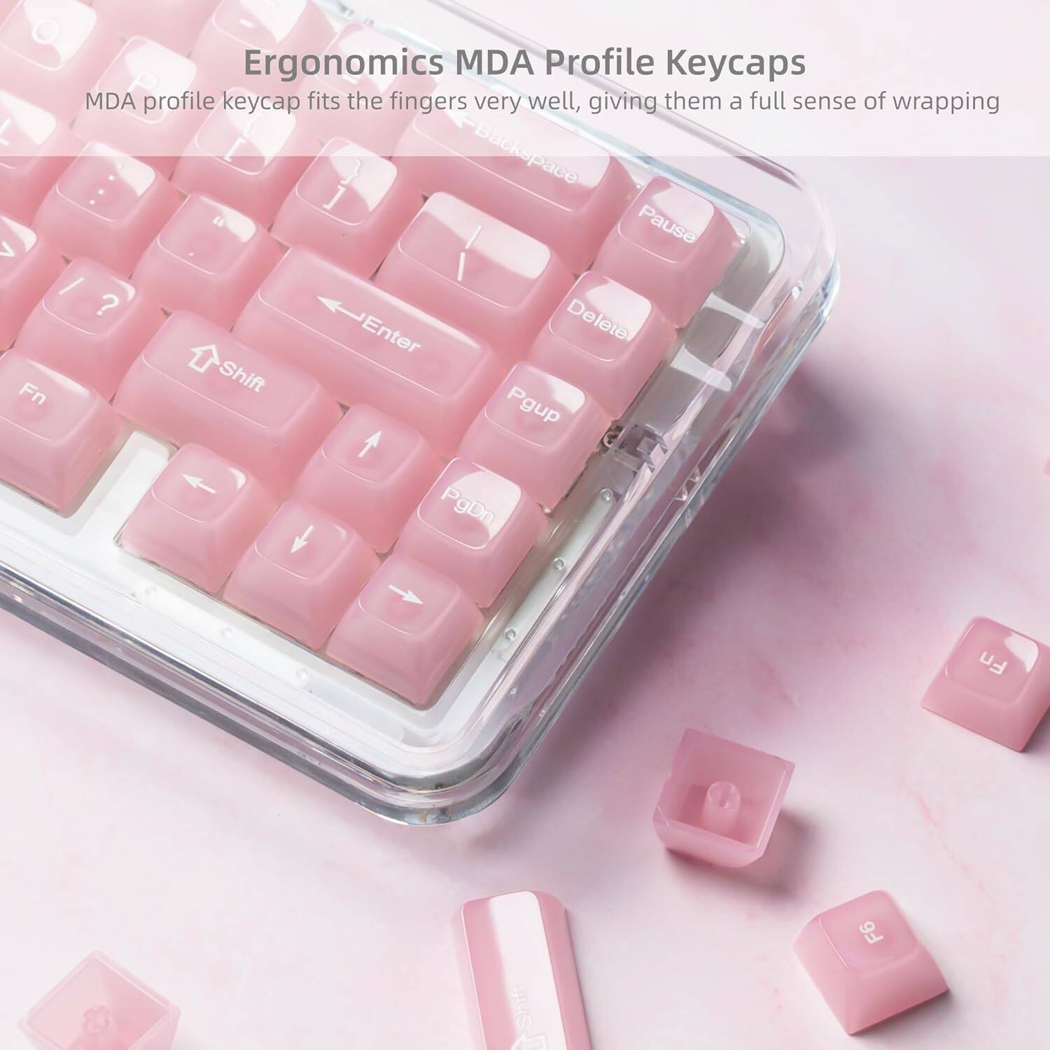 Ergonomics MDA Profile Keycaps

MDA profile keycap fits the fingers very well, giving them a full sense of wrapping