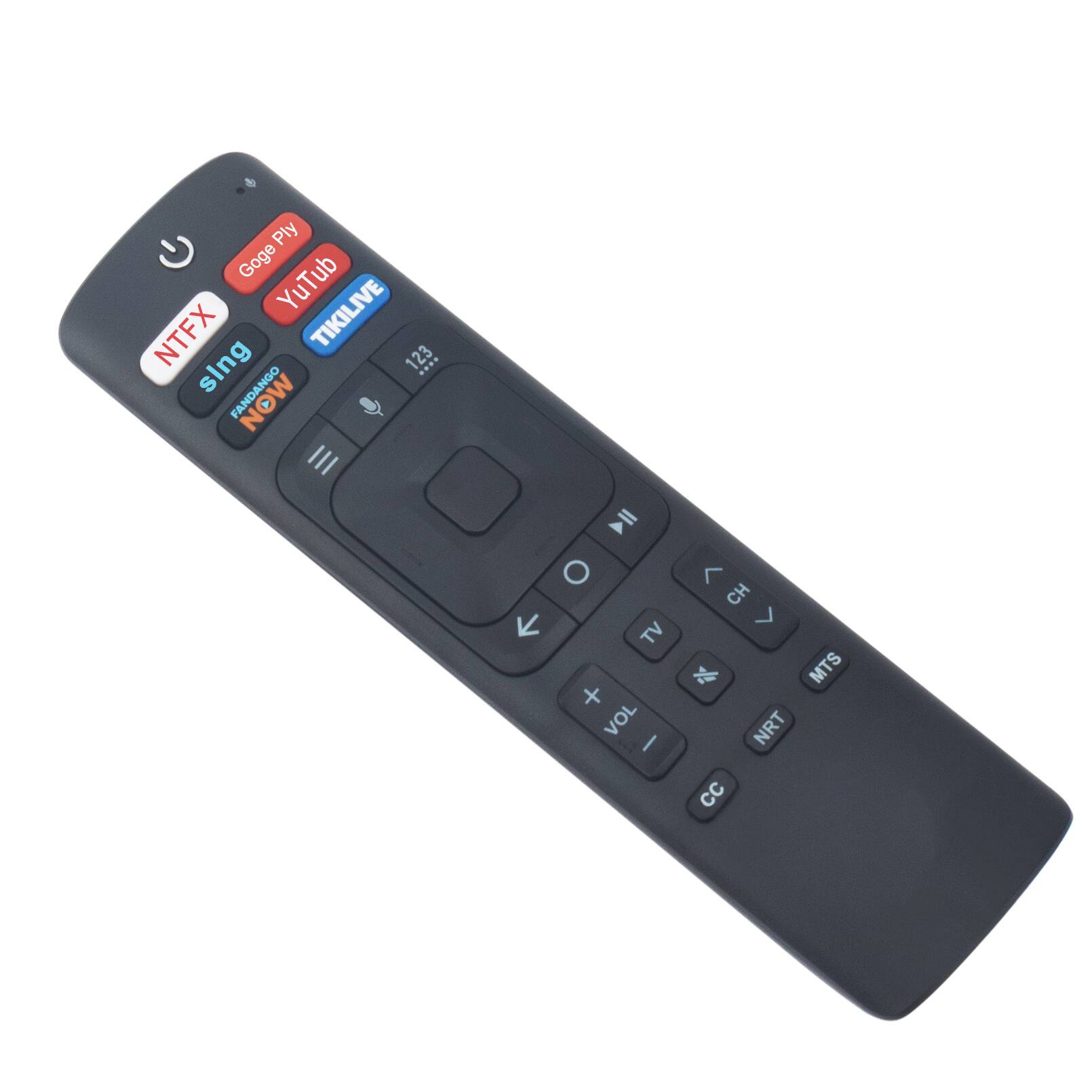 Goge Ply  
YouTube  
NTFX  
Sling  
FANDANGO NOW  
TIKILIVE 123  
FANDANGO  
TV  
CH  
MTS  
VOL  
NRT  
CC
