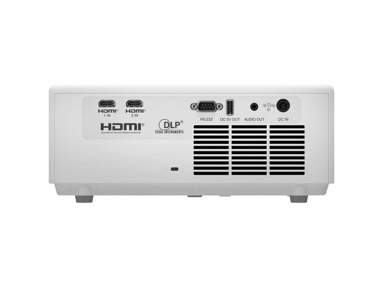 HDMI 1 IN 2 IN HDMI DLP - WARIEN A INTERFACE TEXAS INSTRUMENTS RS232 DC 5V OUT AUDIO OUT DC IN