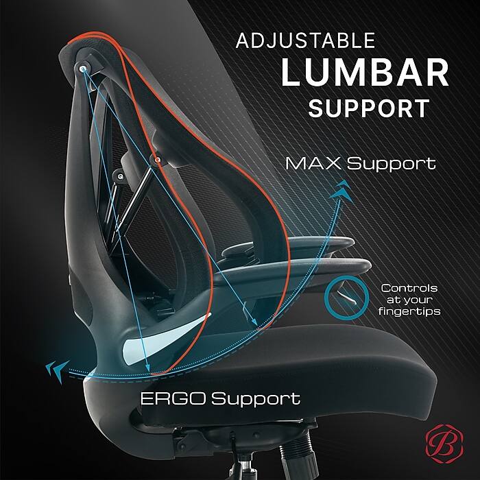 ADJUSTABLE LUMBAR SUPPORT

MAX Support

ERGO Support

Controls at your fingertips
