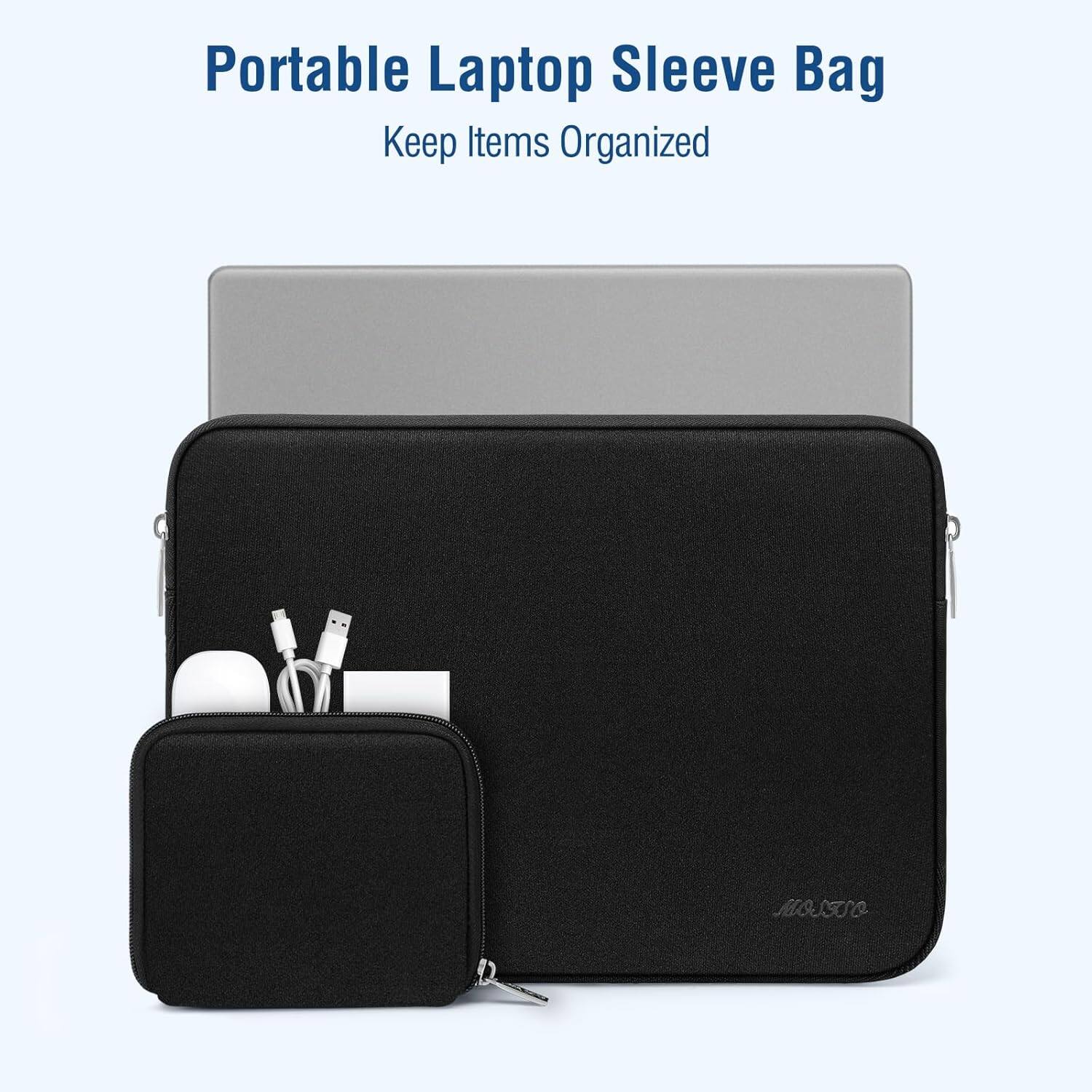 Portable Laptop Sleeve Bag  
Keep Items Organized