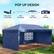 POP UP DESIGN
- Take out of a carry bag
- Add the canopy
- Open the frame
- Add sidewalls