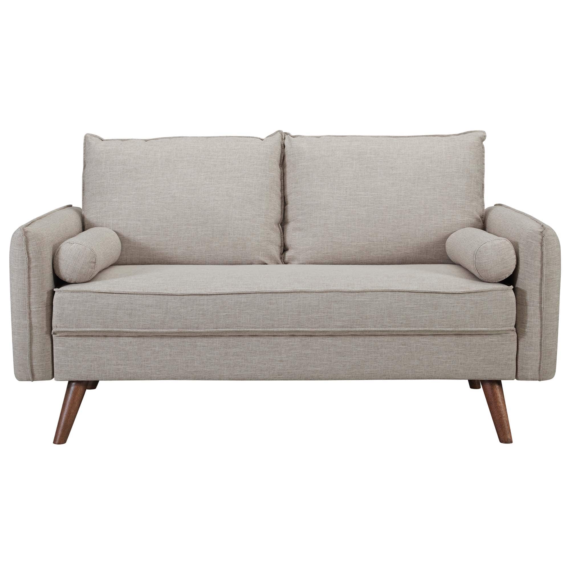 Alt View 4. Modway - Revive Upholstered Fabric Loveseat by Modway - Beige.