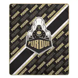Pegasus - Purdue Boilermakers 60" x 70" Diagonal Lined Wordmark Ultra Soft Blanket - Multicolor