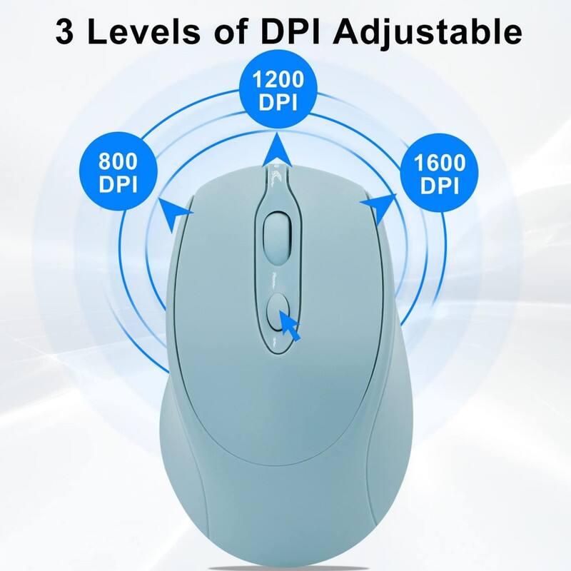 3 Levels of DPI Adjustable  
1200 DPI  
800 DPI  
1600 DPI