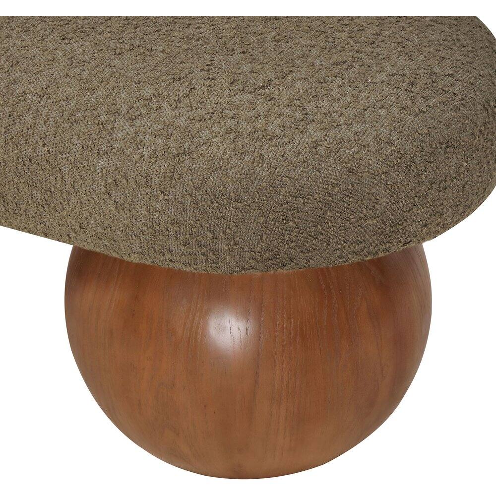 Alt View 4. Meridian Furniture - Bowie Olive Bench - Green.