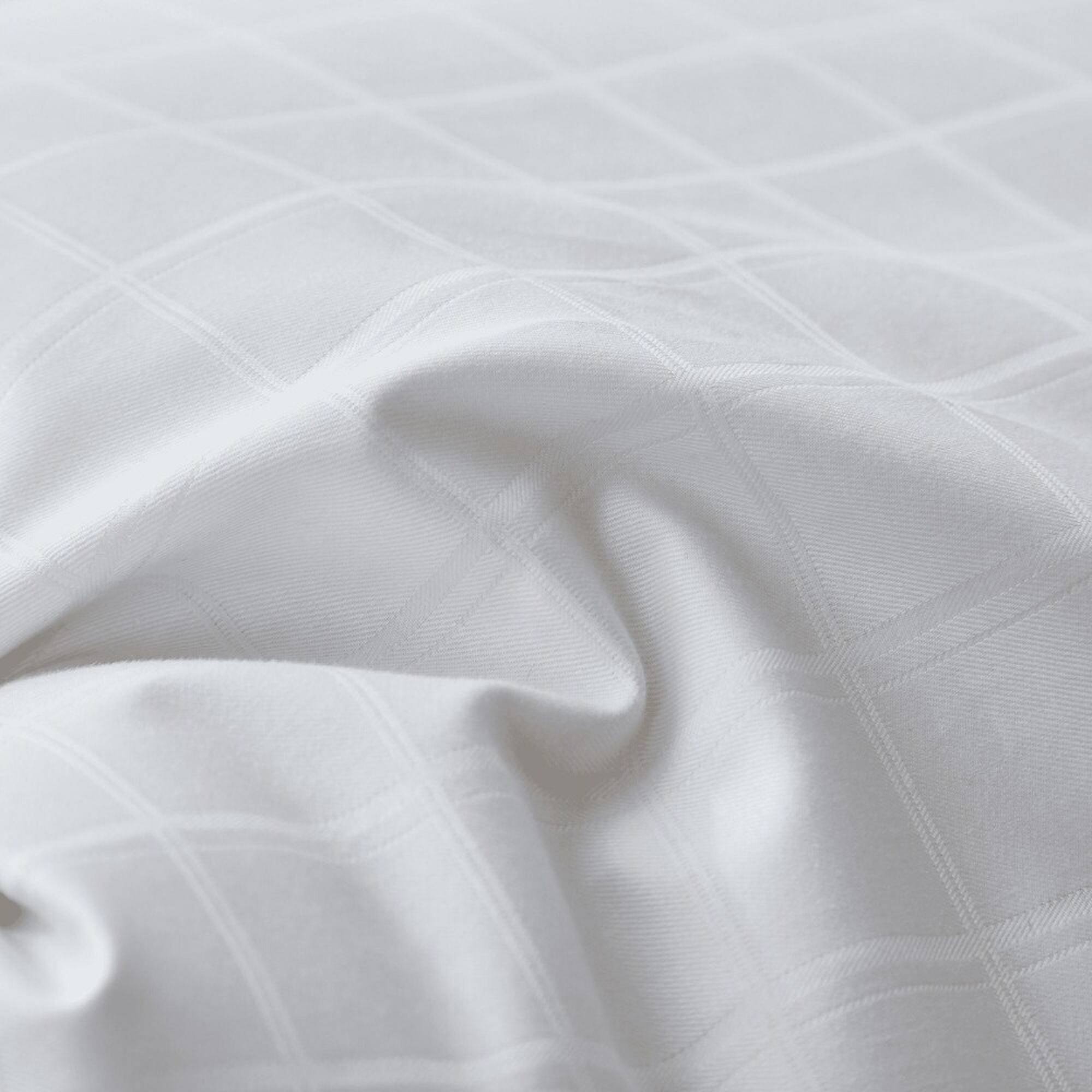 Back. Peace Nest - Peace Nest Down Bed Pillow with Pillow-in-a-Pillow Design, 300TC Cotton & Medium Support - White.