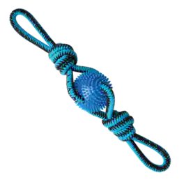 KONG - Snugarooz Spikey Beast Rope Dog Toy in Rope Dog Toy - Blue