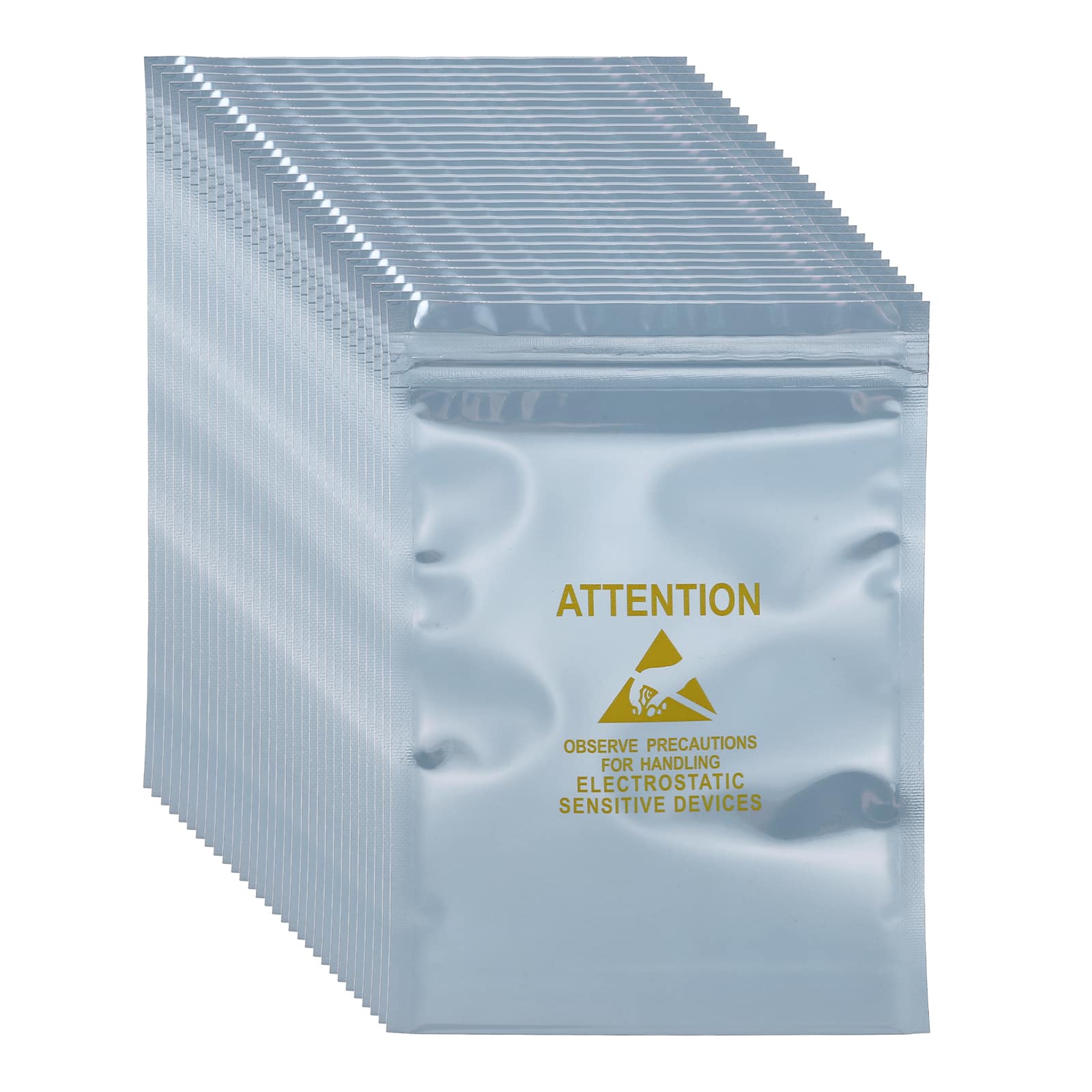 "Unique Bargains - Anti Static Bag 5.1""x7.5"", Resealable ESD Shielding, with Labels, for HDD/SSD/Electronics, 100pcs - Silver Gray" price history on PriceWatchPro
