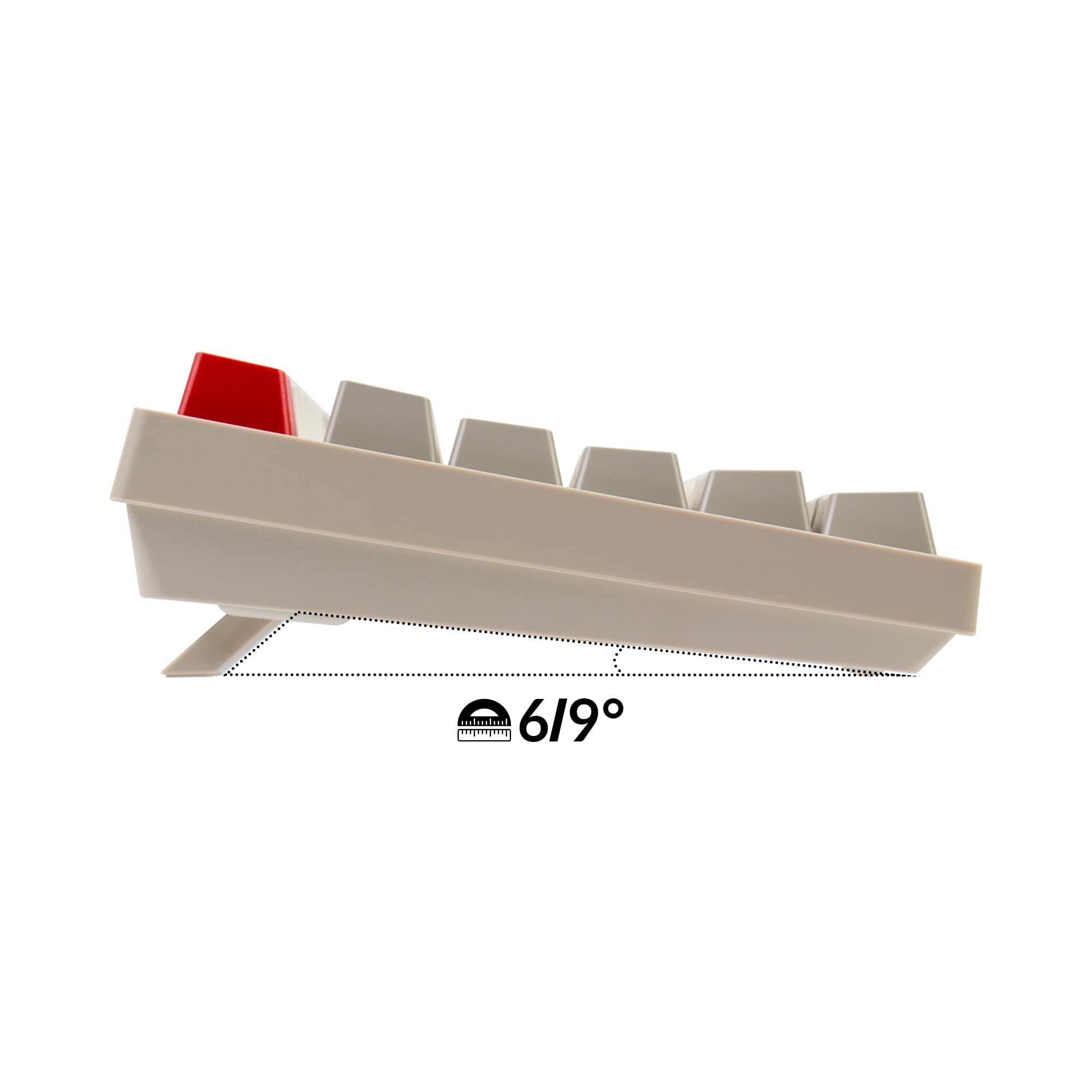 Alt View 2. Earthley Blooms - C2 Full Size Wired Mechanical Compatible With Brown Abs Keycaps Gaming For Windows Usb-c Type-c Braid Cable - Keychron Red Switch.