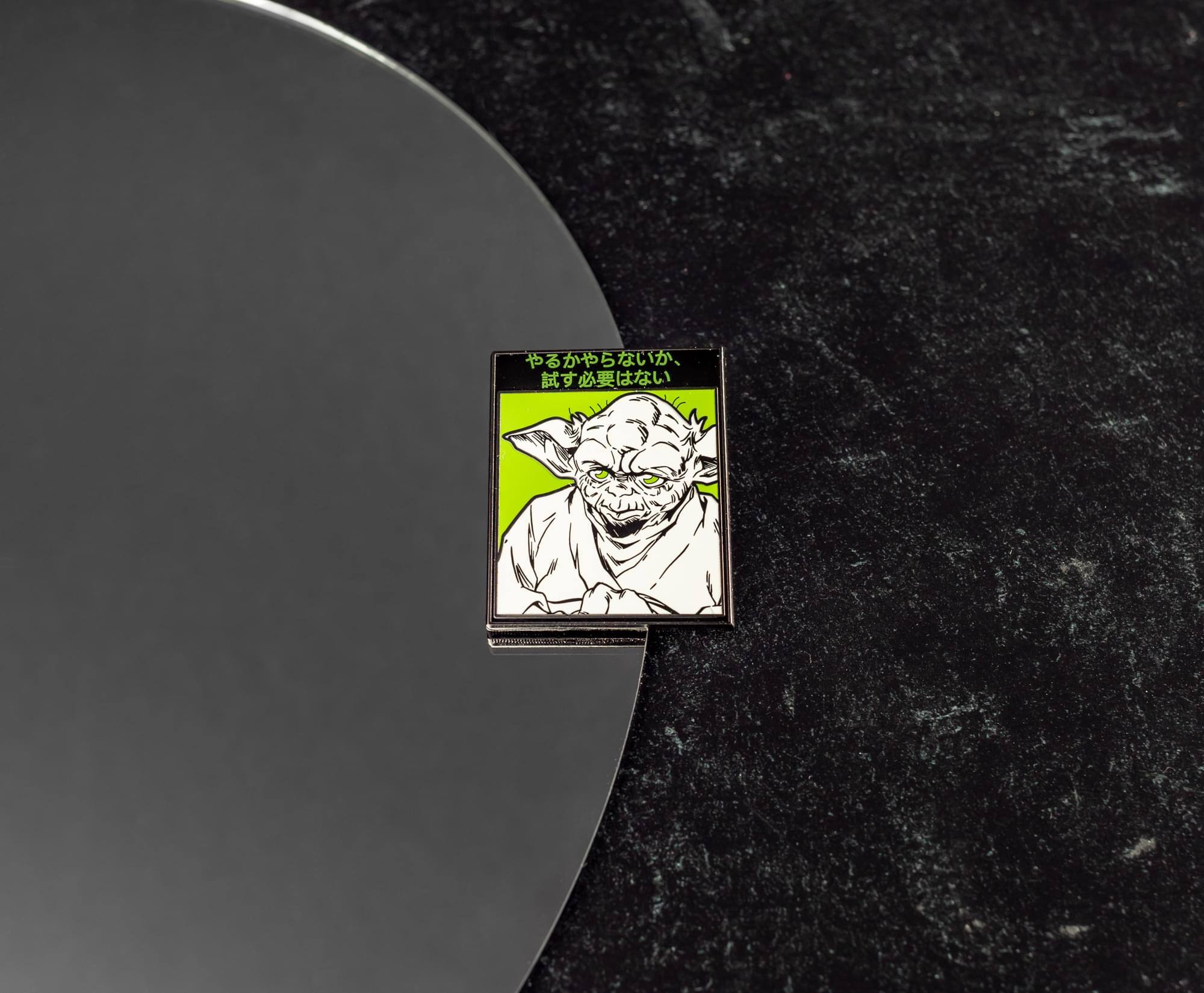 Alt View 3. SalesOne LLC - Star Wars Yoda Japanese Enamel Pin | SWC 2025 Exclusive - Green.