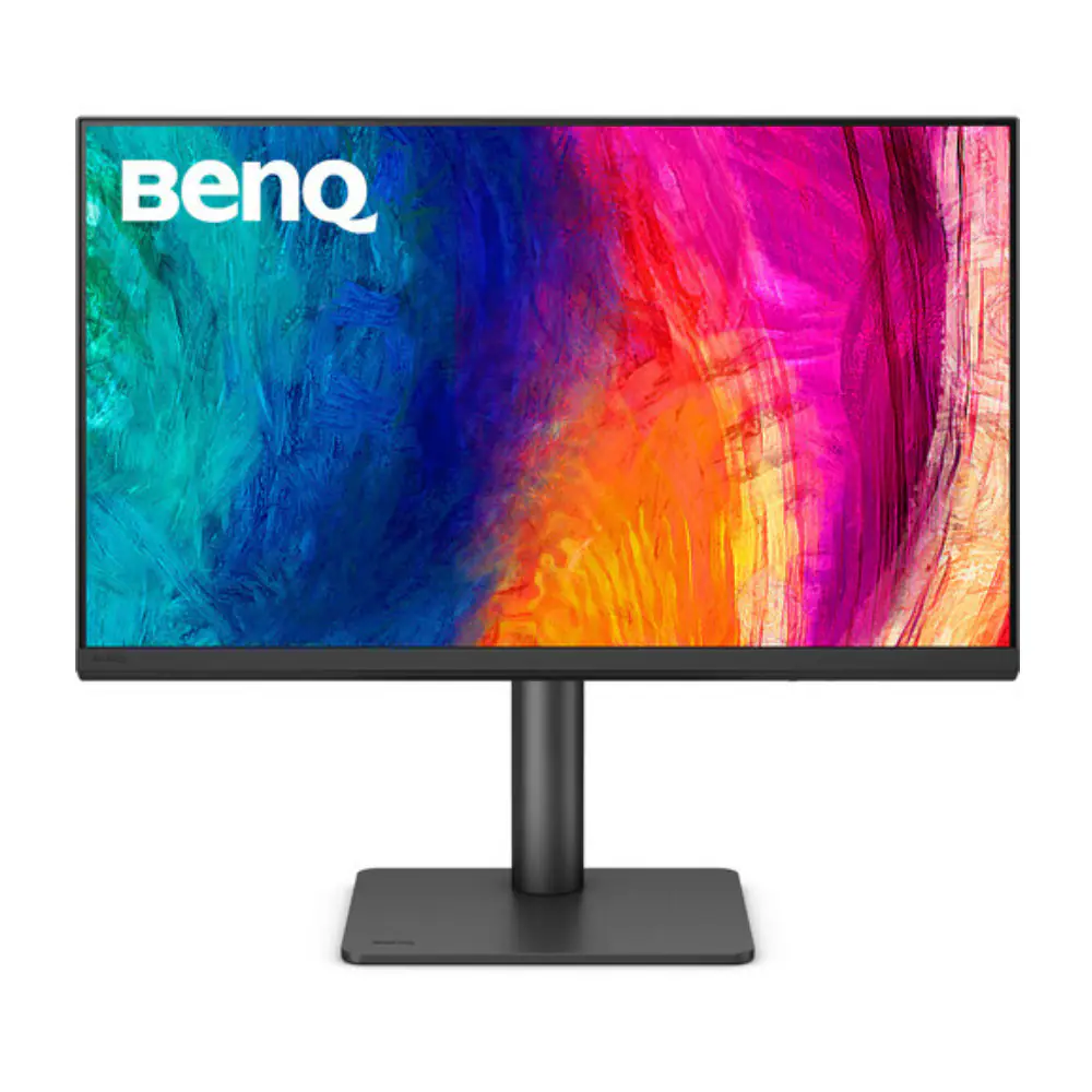 Front. BenQ - BenQ DesignVue PD2706QN 27-Inch 2560x1440p QHD 100 Hz Monitor - Black.