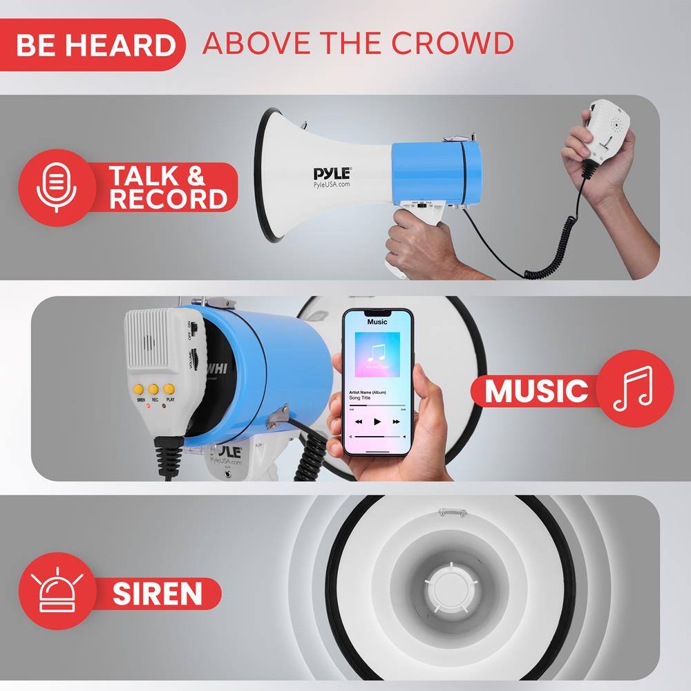 BE HEARD ABOVE THE CROWD

TALK & RECORD

MUSIC

SIREN