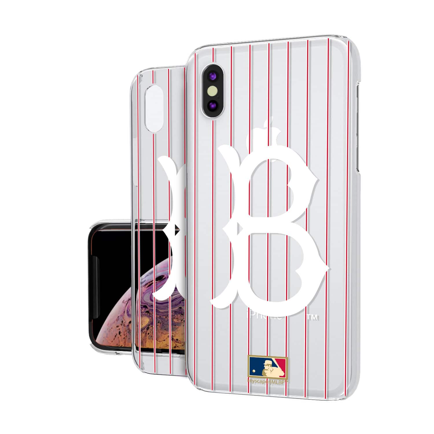 Keyscaper - Cooperstown Teams - Los Angeles Dodgers - Brooklyn Dodgers Cooperstown iPhone Clear Case - 14 Pro - Multicolor