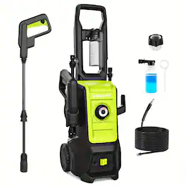 Steelite - 5000 PSI Electric High Pressure Washer 2.5 GPM Portable Power Washer - Green