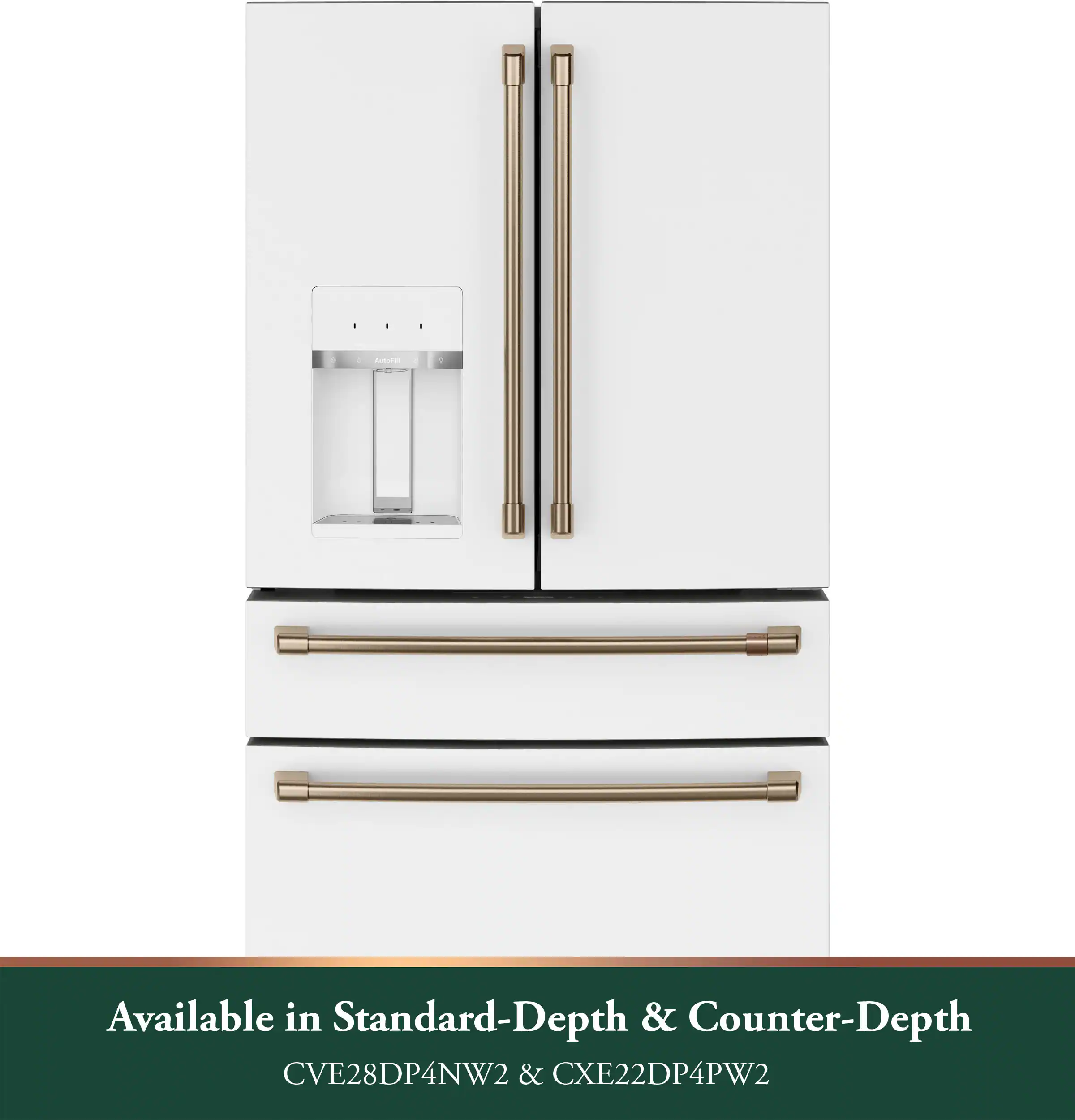 Available in Standard-Depth & Counter-Depth: CVE28DP4NW2 & CXE22DP4PW2