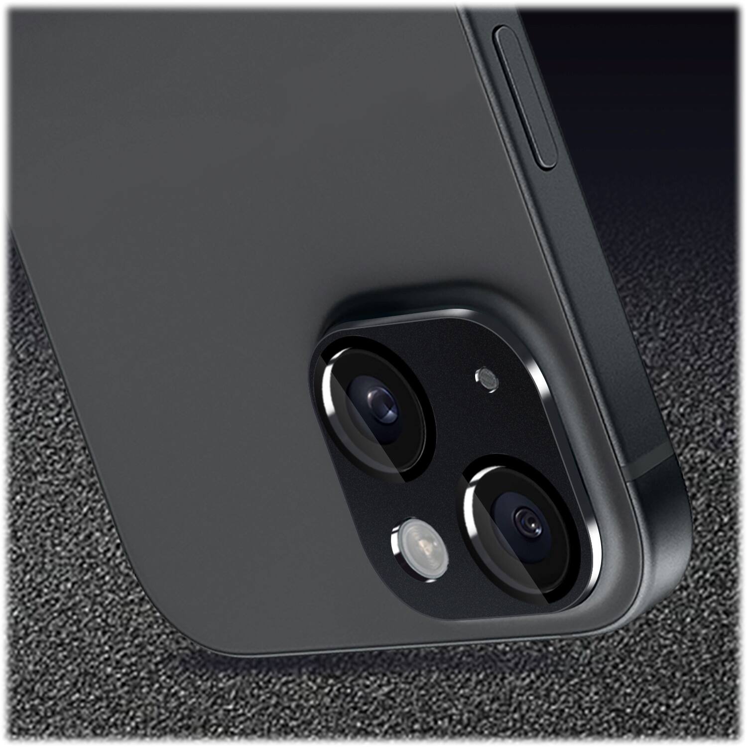 Alt View 11. SaharaCase - ZeroDamage Camera Lens Protector for Apple iPhone 15 and iPhone 15 Plus (2-Pack) - Black.