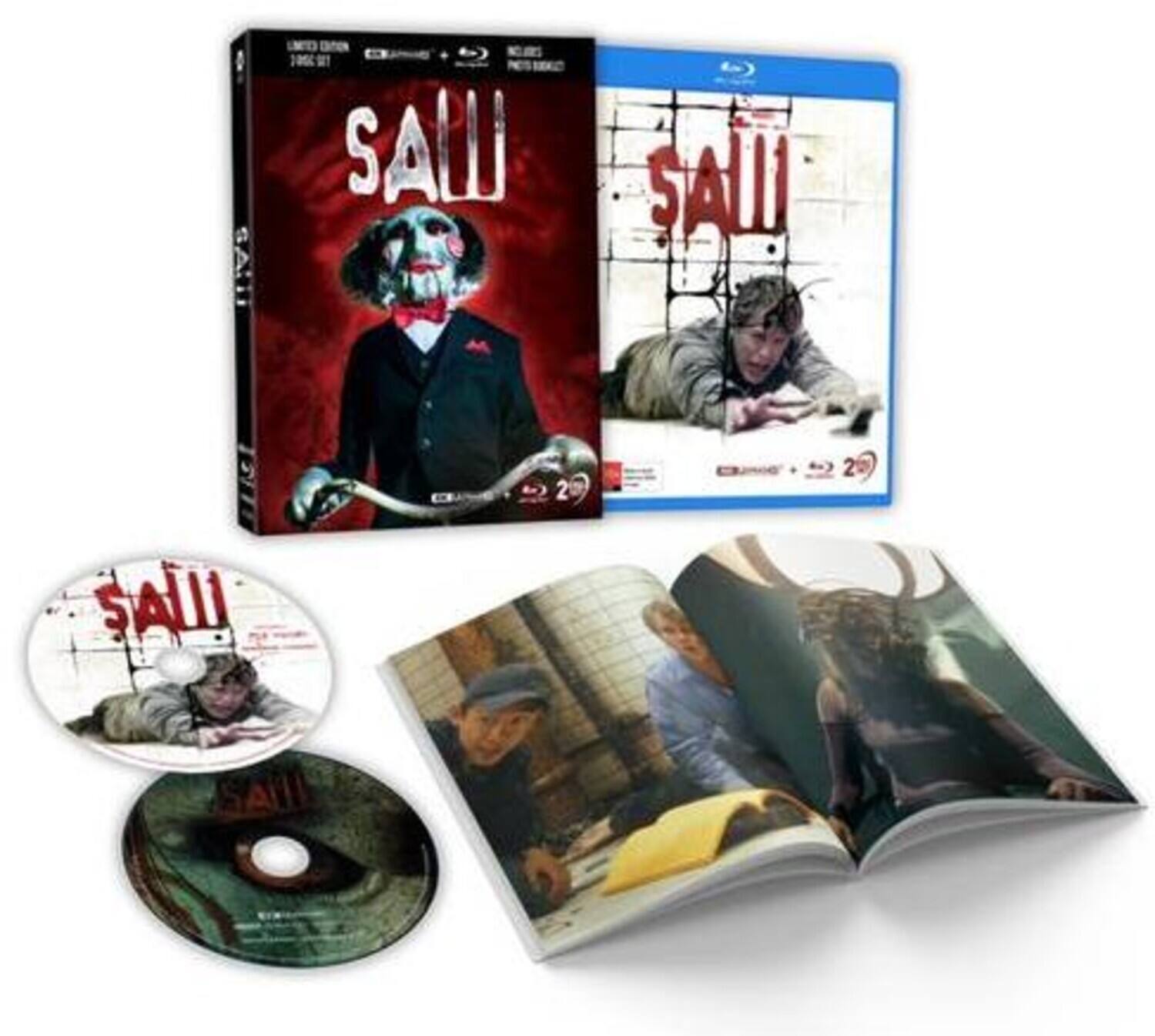 Front. Saw   - 4K Blu-Ray.