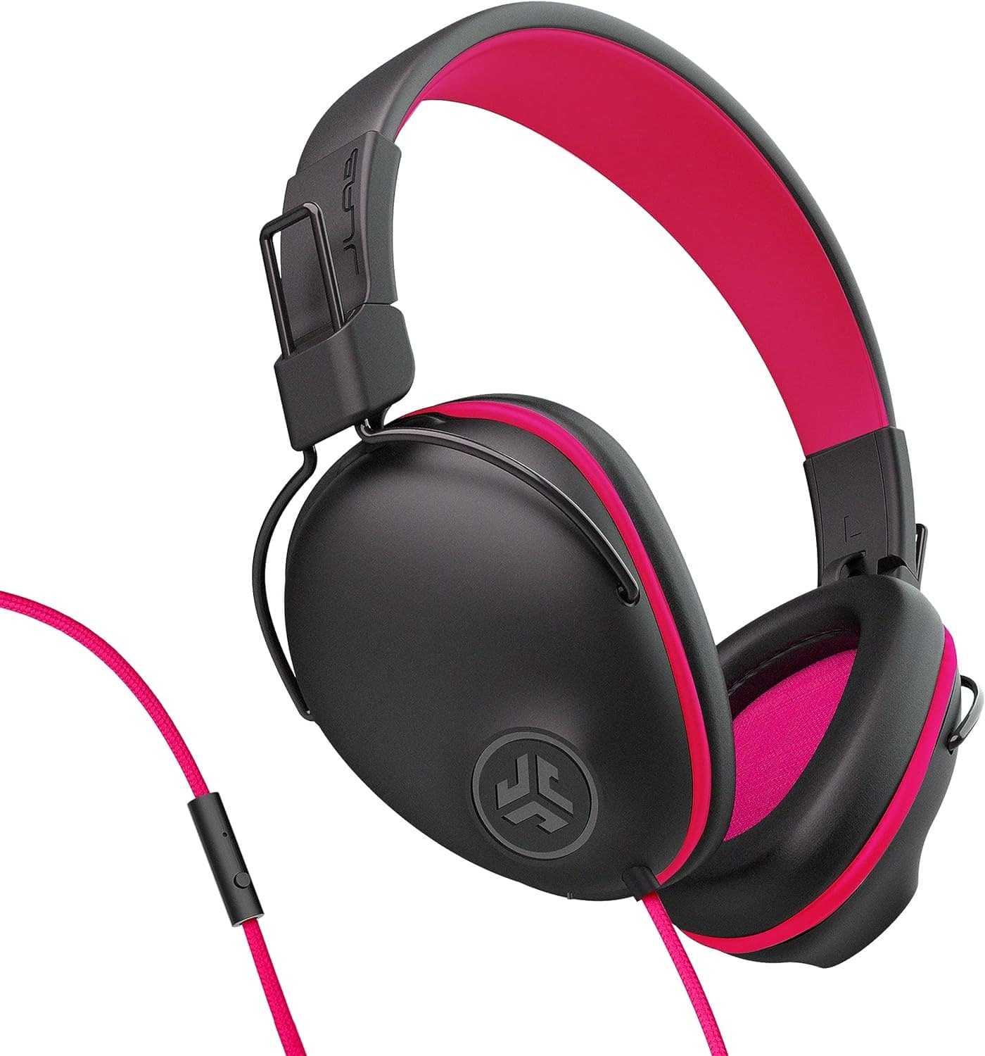 JLab - JBuddies Pro Wired Over-Ear Kids Headphones - Pink