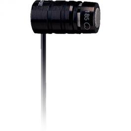 Shure - Microflex MX185 Wired Electret Condenser Microphone - 4 ft - 50 Hz to 17 kHz -35 dB - Lapel - XLR