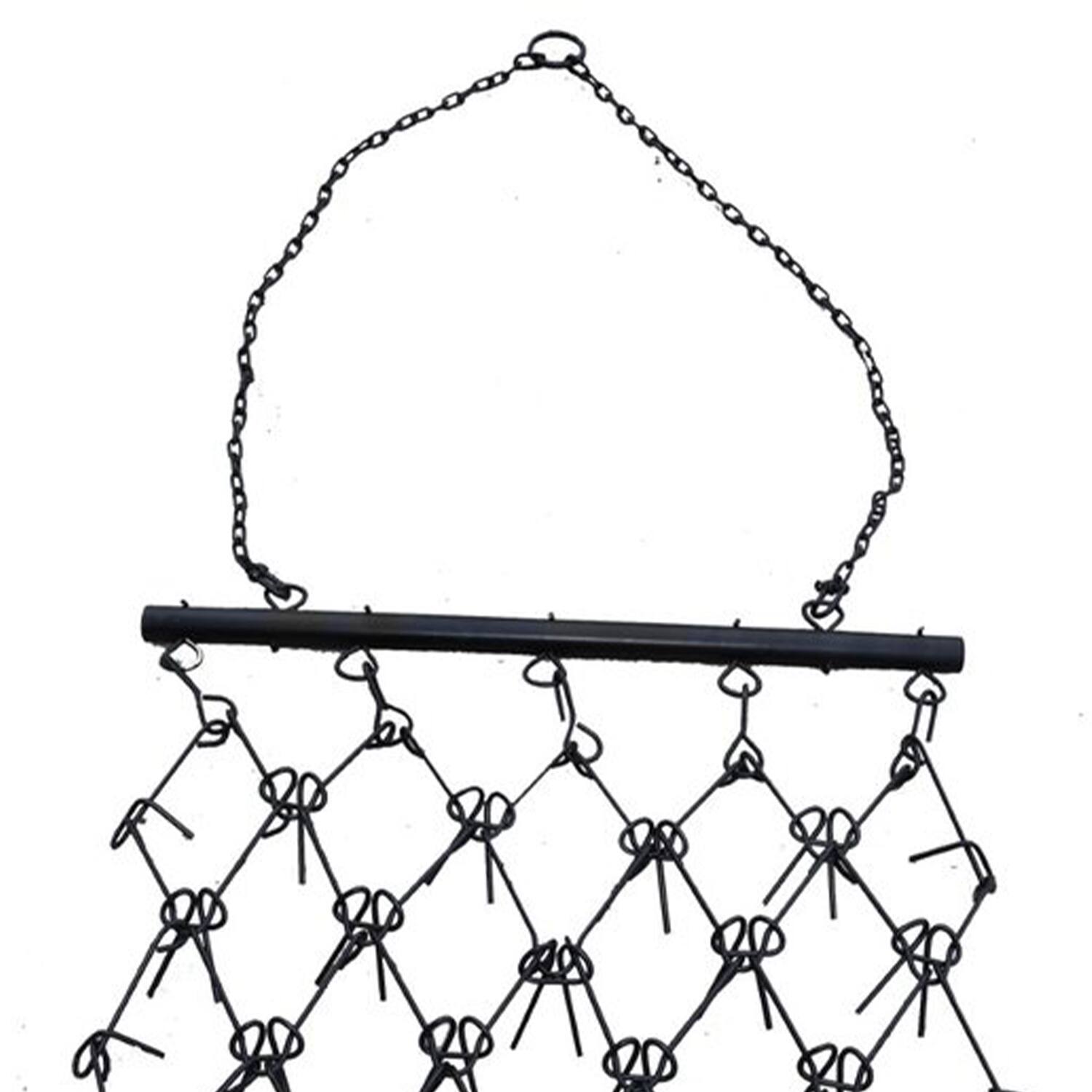 Alt View 5. Yard Tuff - Yard Tuff 4 x 4 Ft Lawn, Garden, & Driveway Steel Attachment Landscape Drag Tool - Black.